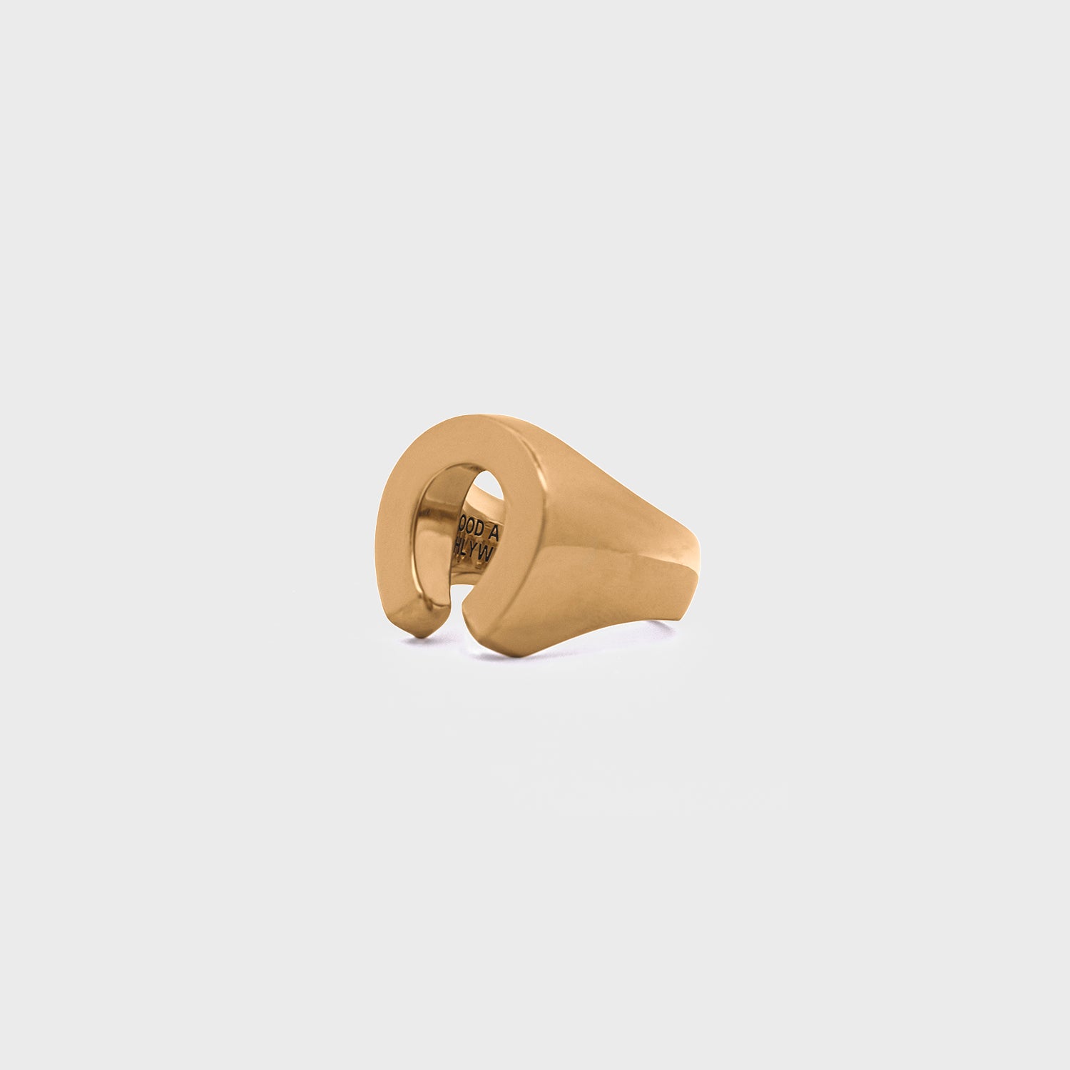 Horseshoe Ring | 22K Yellow Gold - A