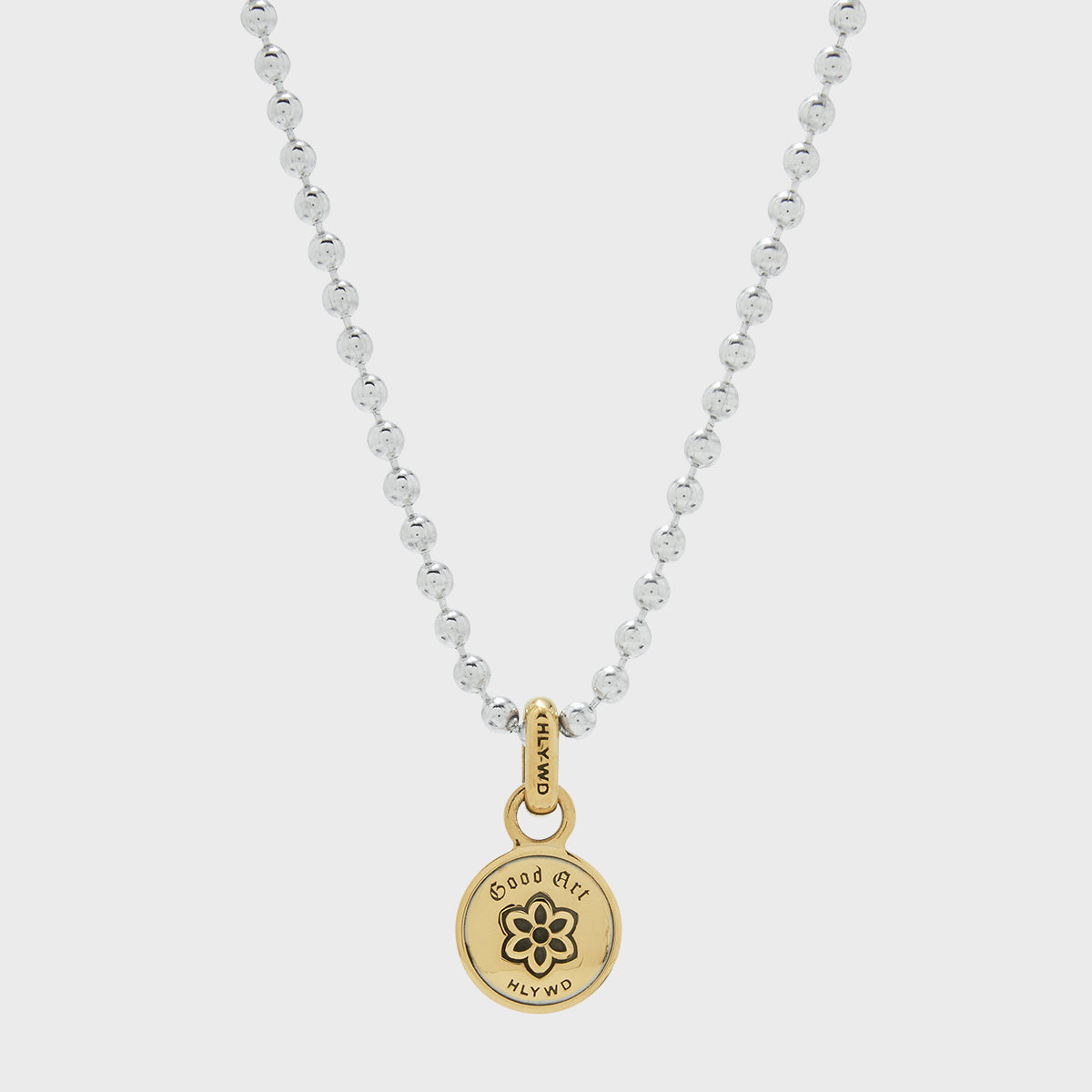 Lotus Pendant | Hamsa - 22K Yelllow Gold - Medium