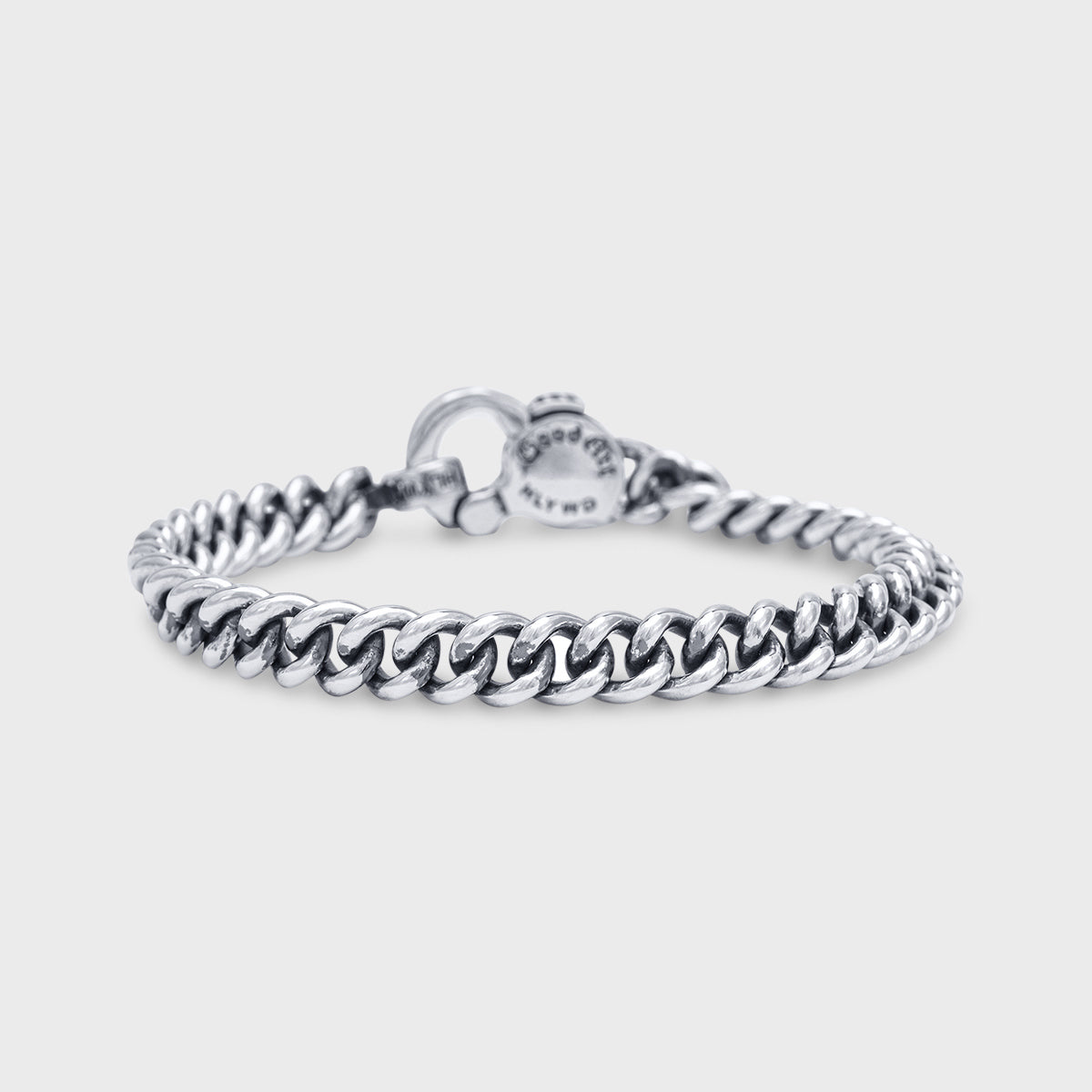 Curb Chain Bracelet Silver
