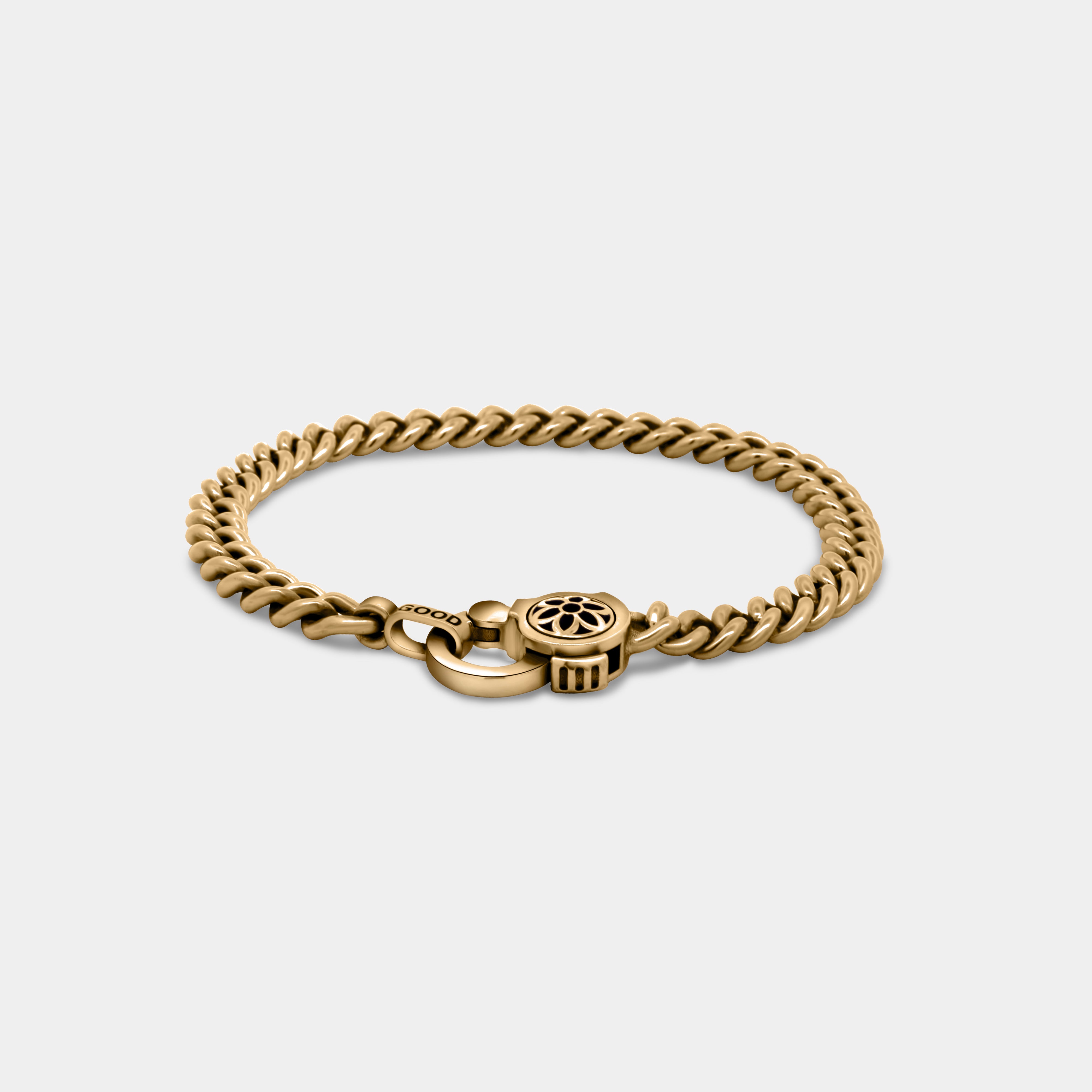 Curb Chain Bracelet | 18K Yellow Gold - AA