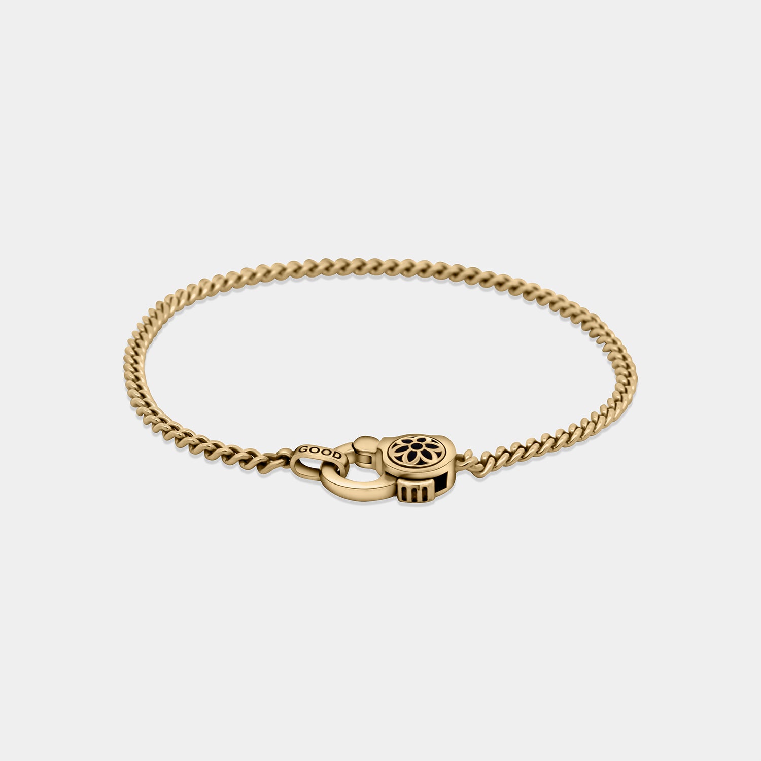Curb Chain Bracelet | 18K Yellow Gold - 4A
