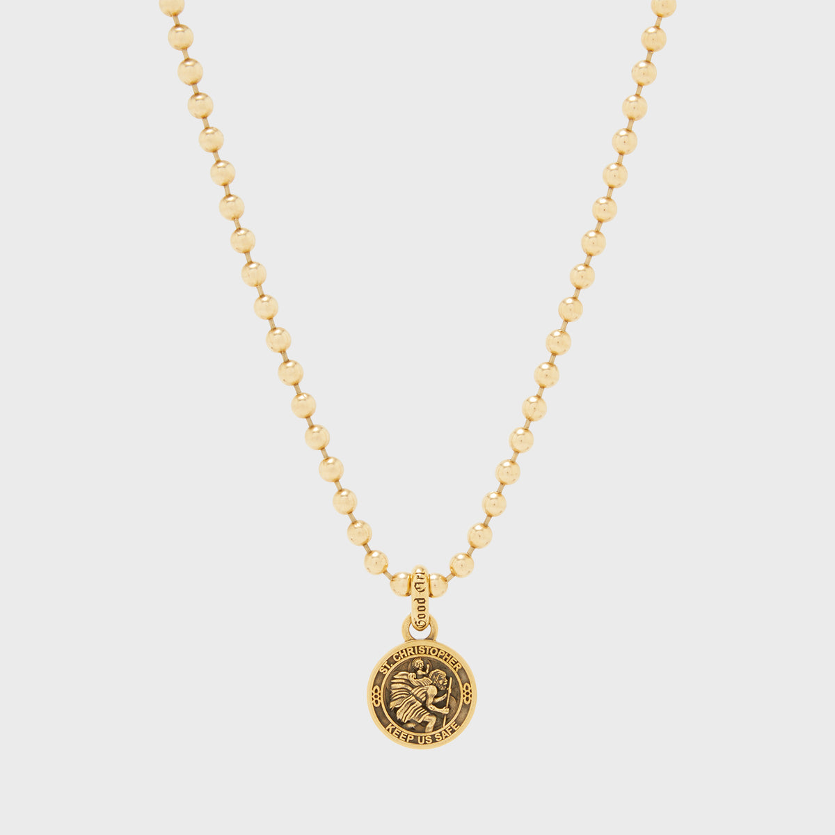 Saint Christopher Pendant | Shazam! - 22K Yellow Gold - AA