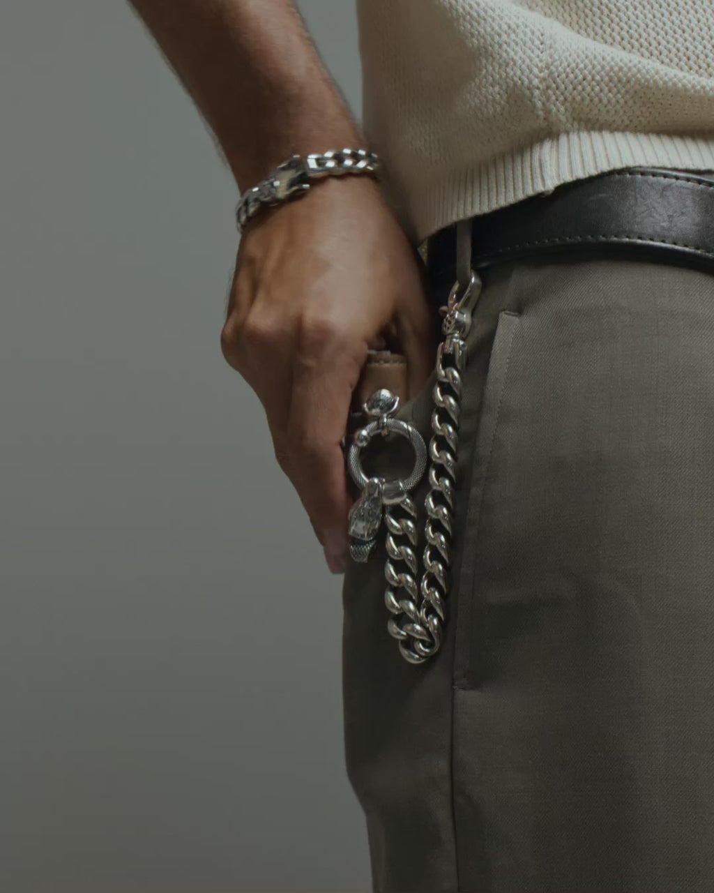 Good Art HLYWD ウォレットチェーン Good Art HLYWD】 Curb Chain Wallet Chain A 15inch ⁡ リンクの