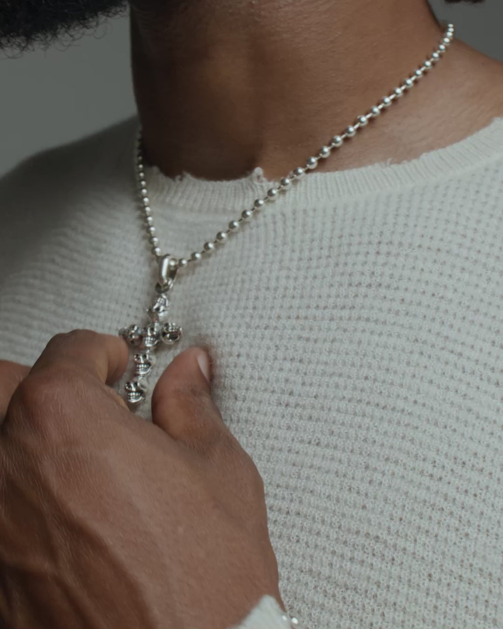 Jack Skull Cross Pendant - B – GOOD ART HLYWD