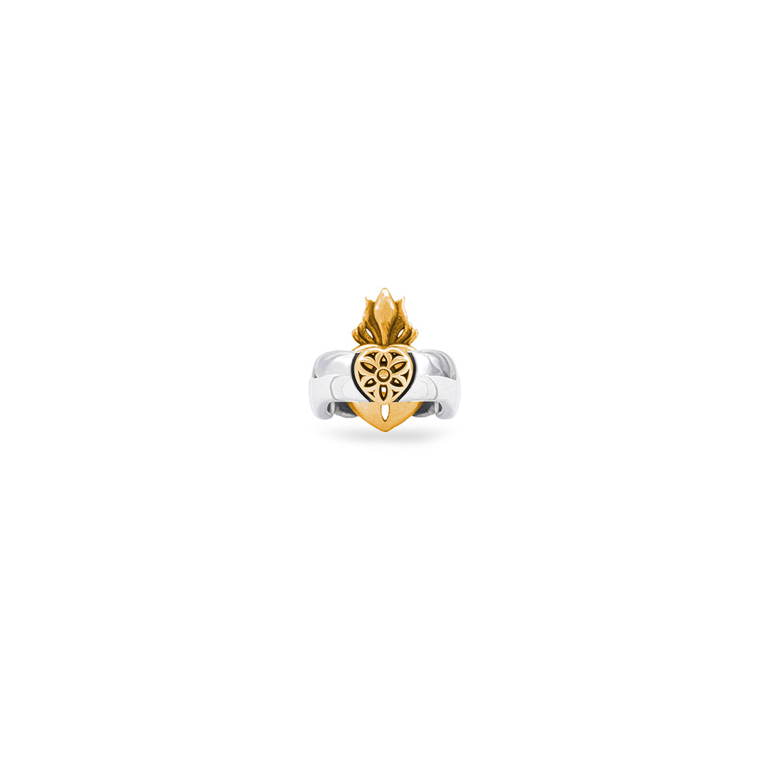 Claddagh Ring | Two-Toned - Small