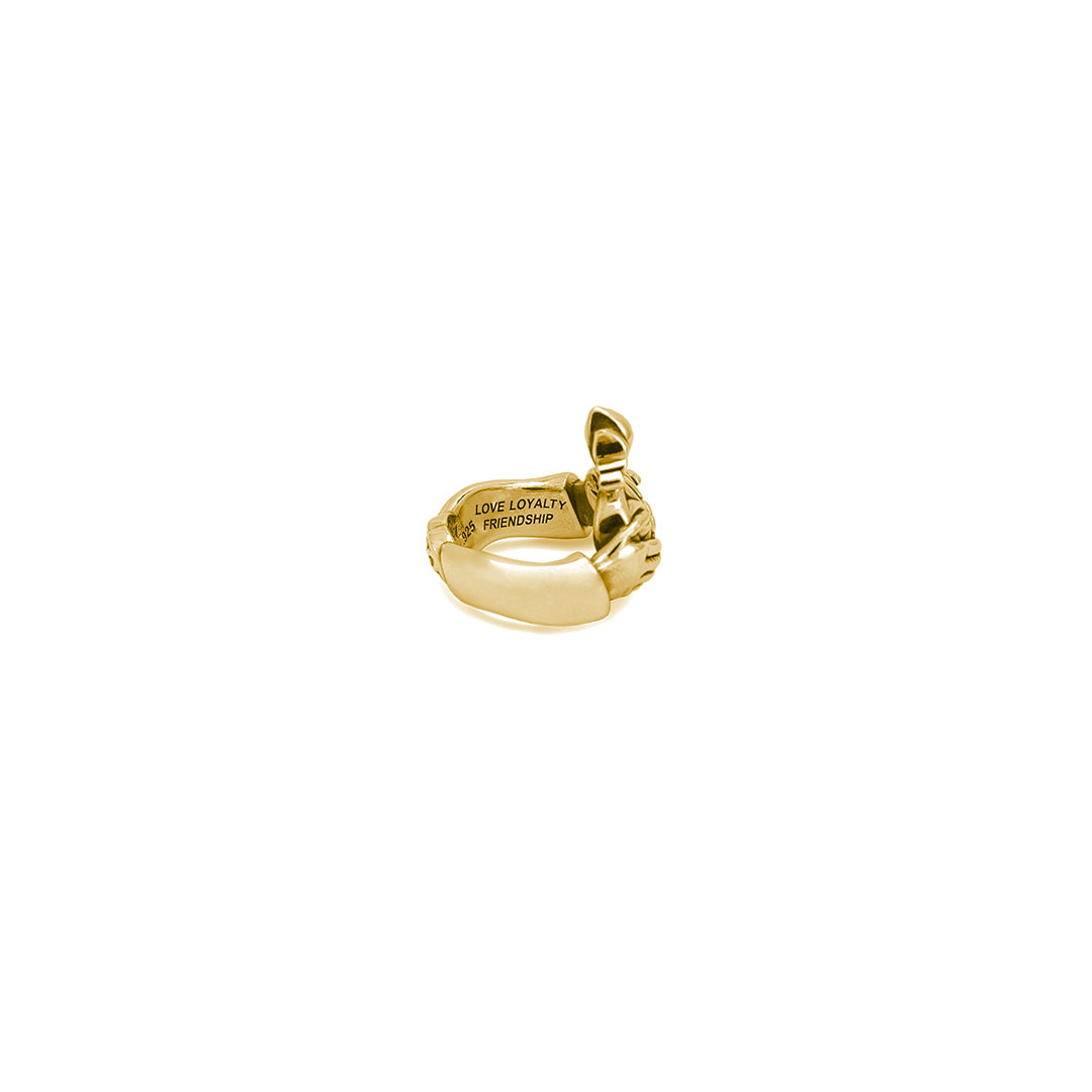 Claddagh Ring | 22K Yellow Gold - Large