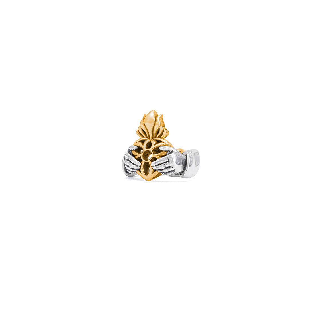 Claddagh Ring | Two-Toned - Large