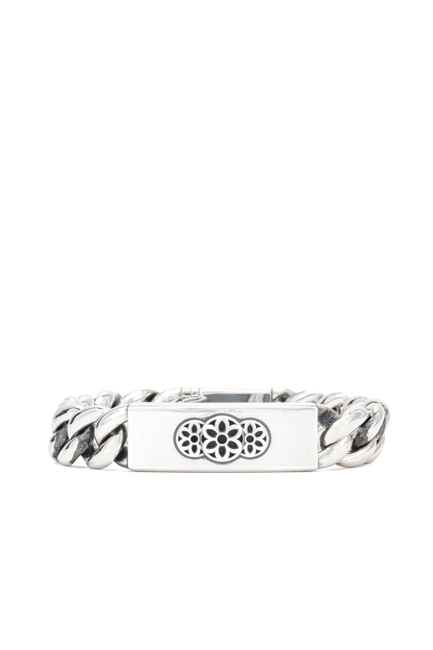 B & T ID Bracelet | Triple Rosette - A