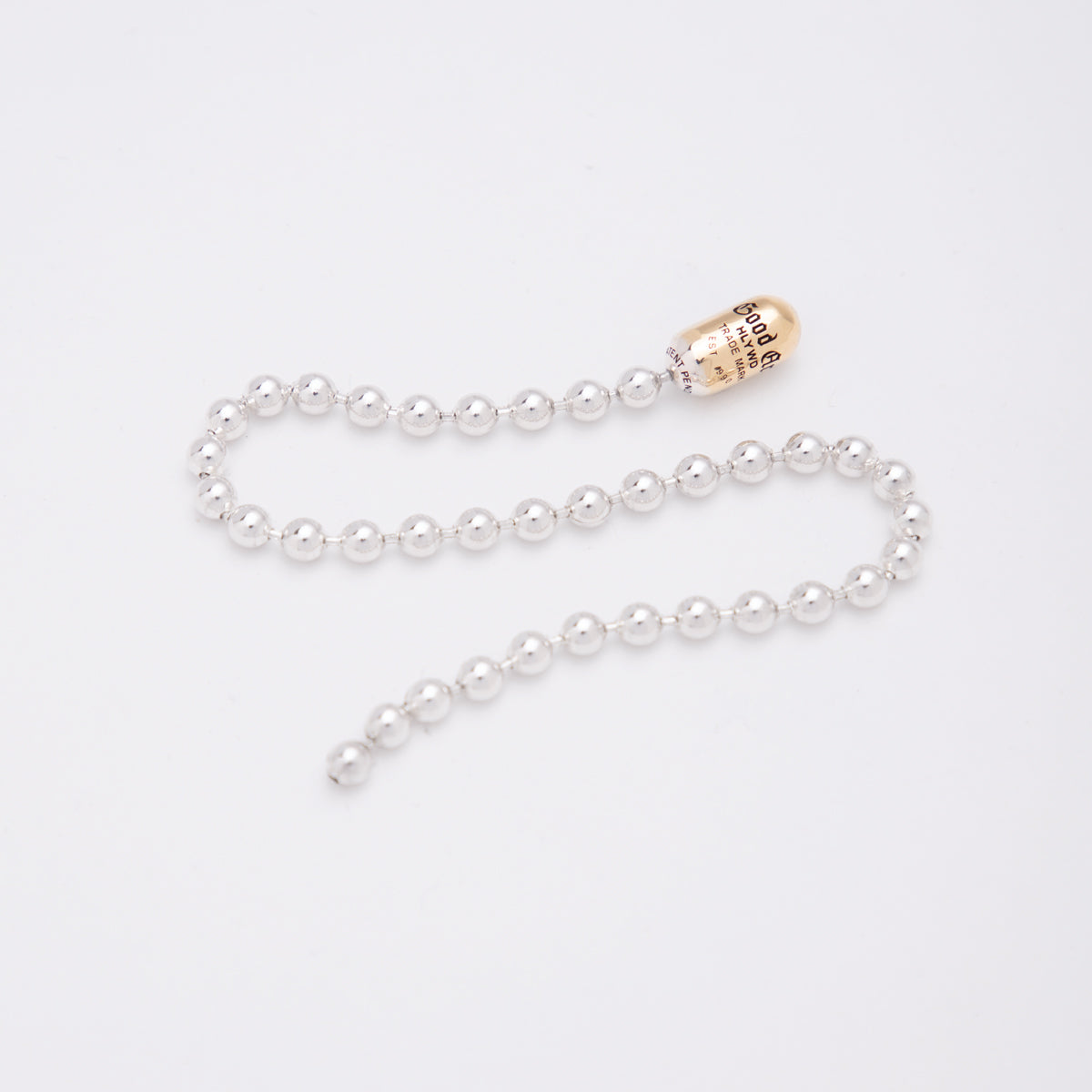 Two-Toned Poplock Ball Chain Bracelet