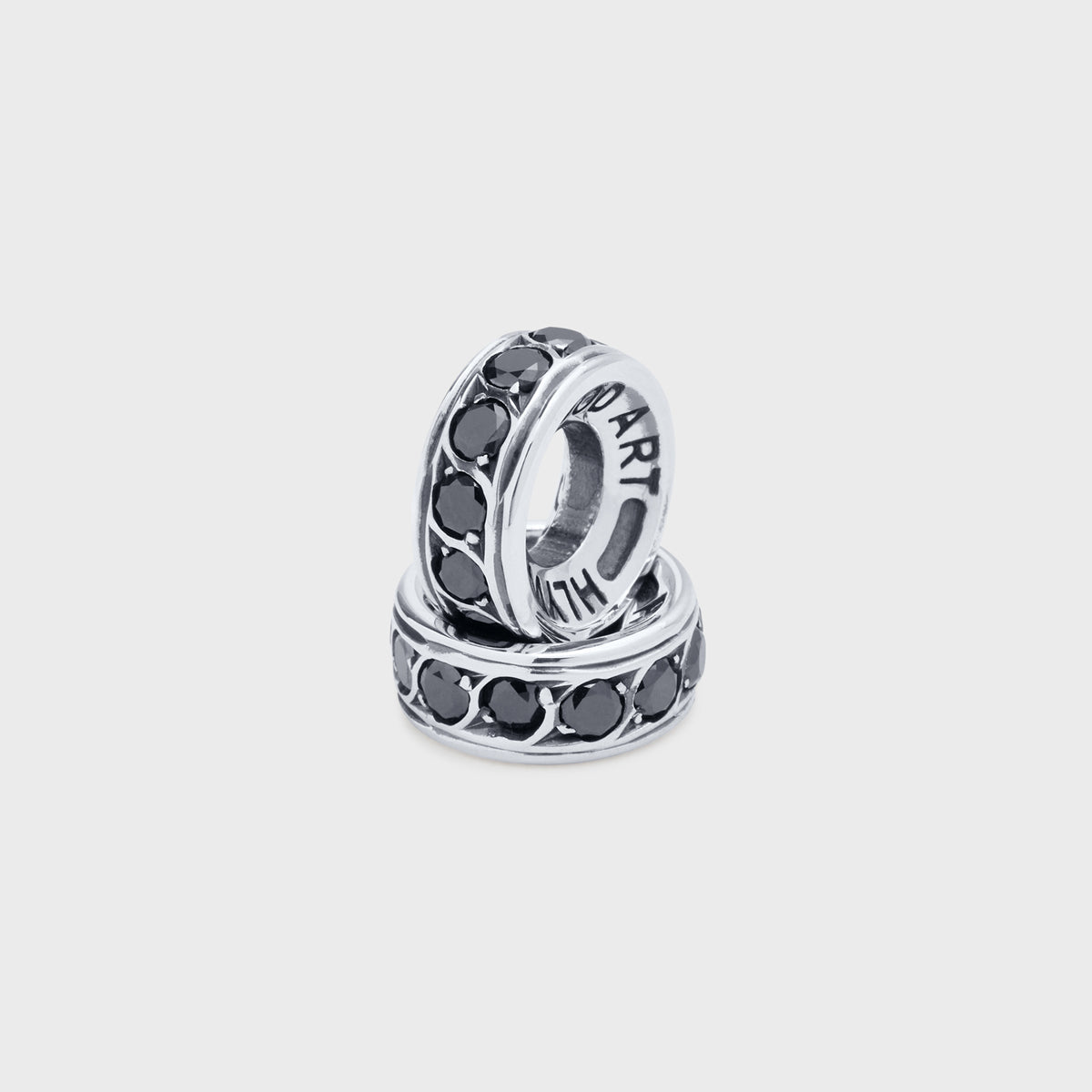 Rondel | Black Diamonds Pavé