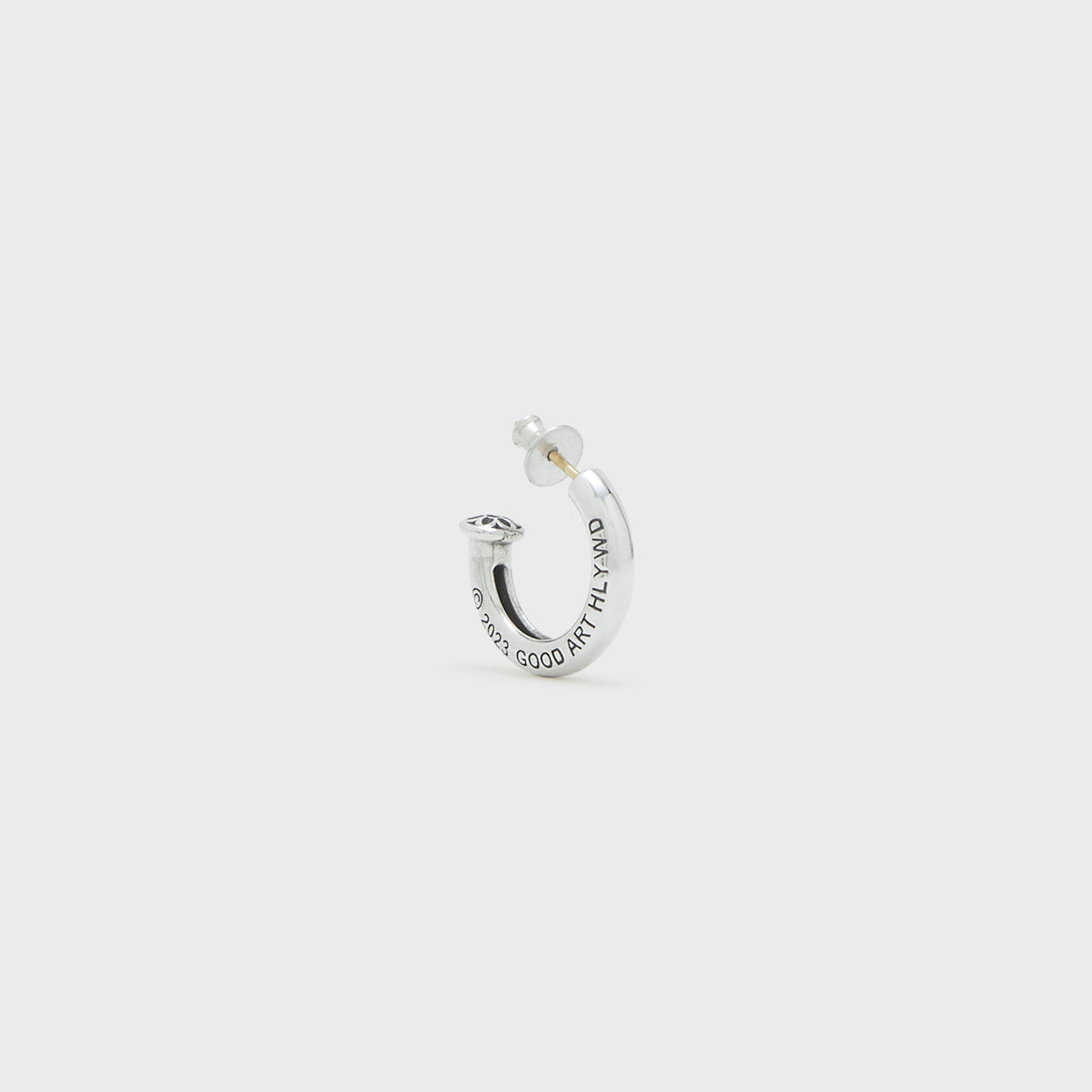 Nailhead Hoop Earring | Plain