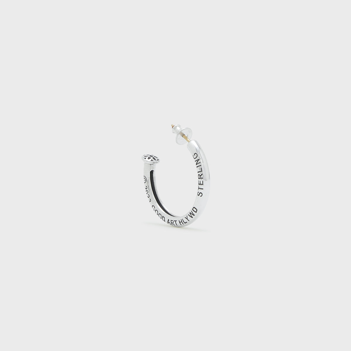 Nailhead Hoop Earring | Plain