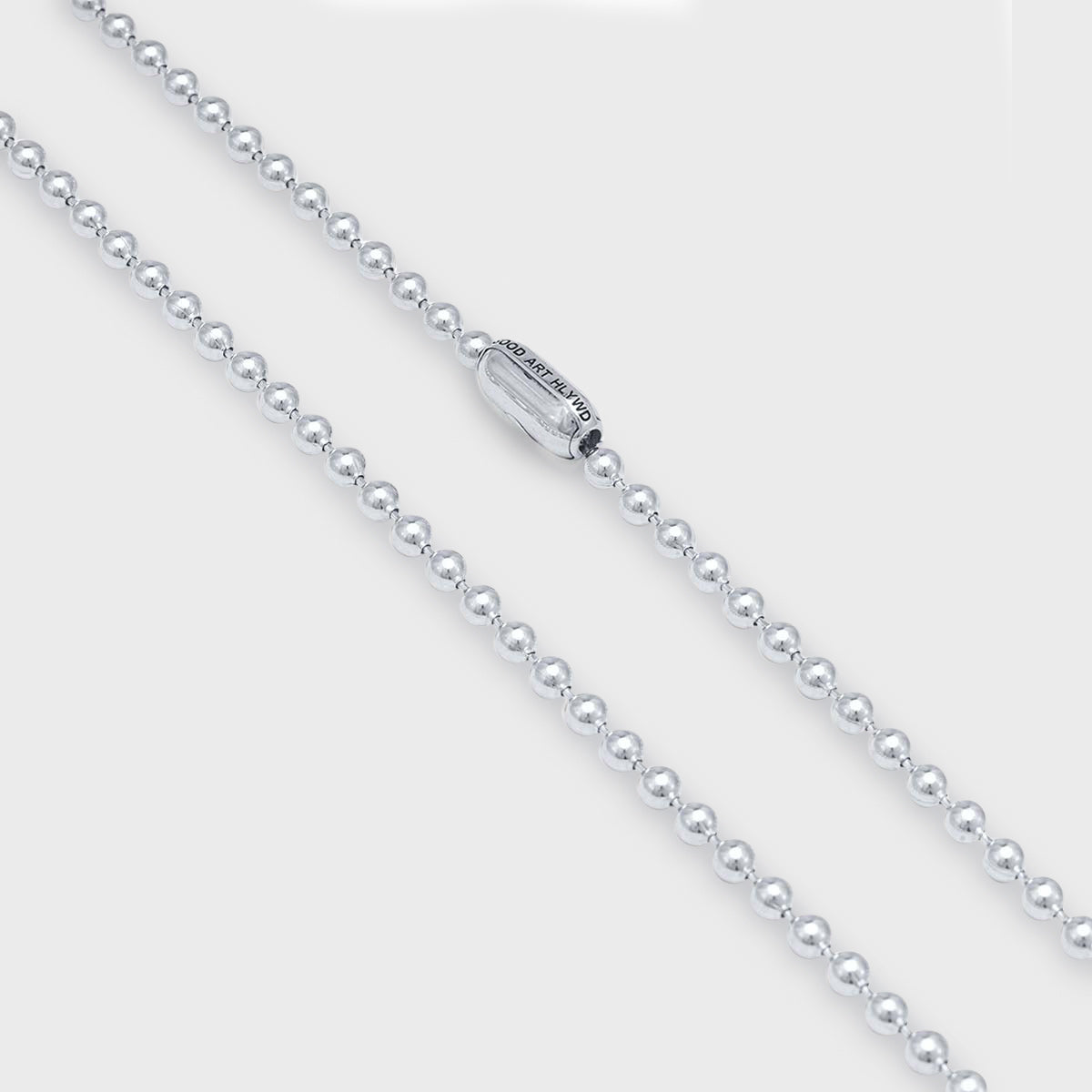 Ball Chain Necklace | Logo - A