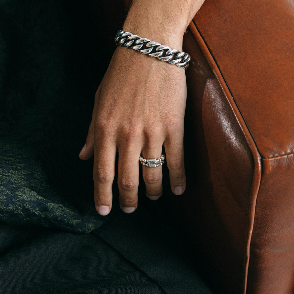 Ball Chain Ring | Smooth - A