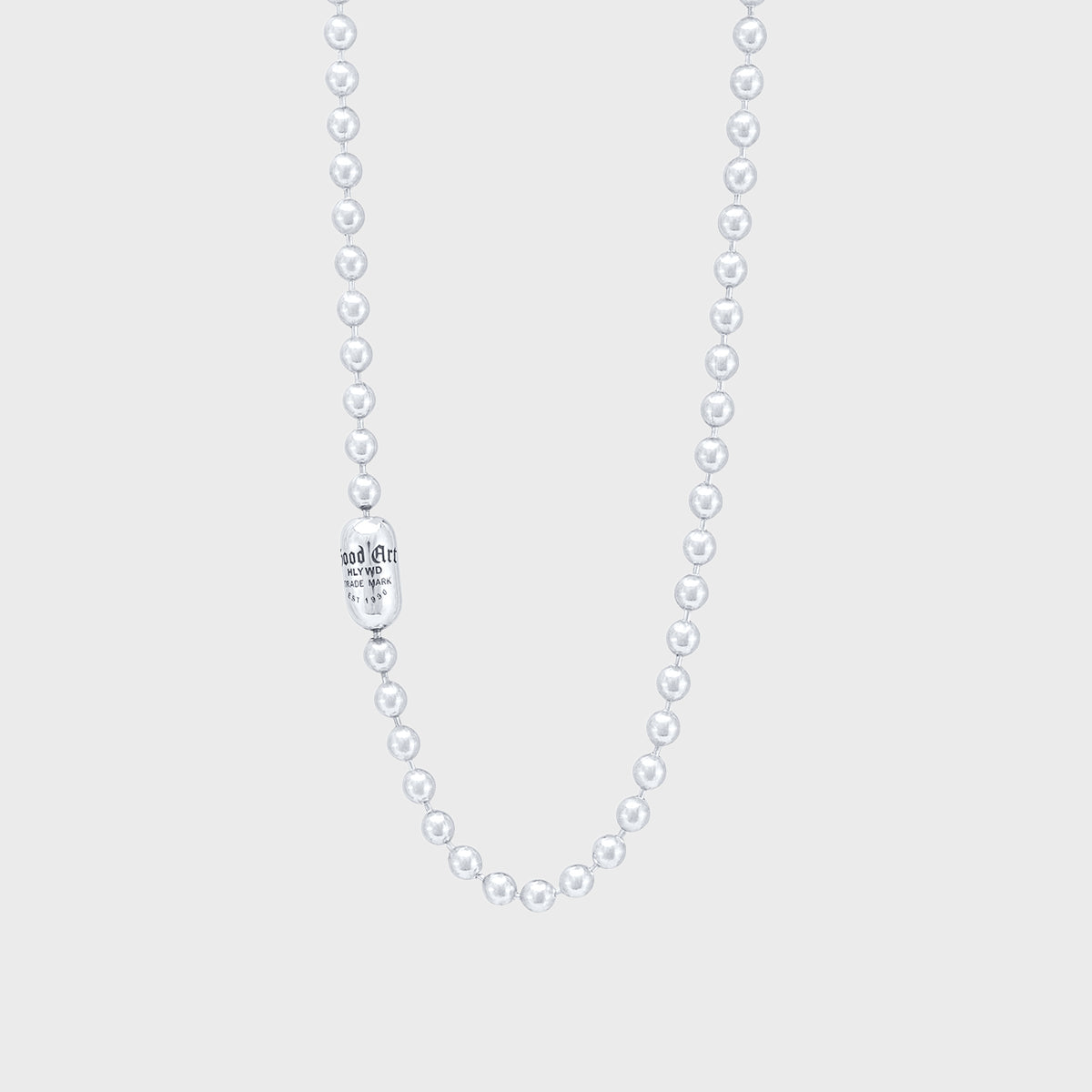 Poplock Ball Chain Necklace | Logo