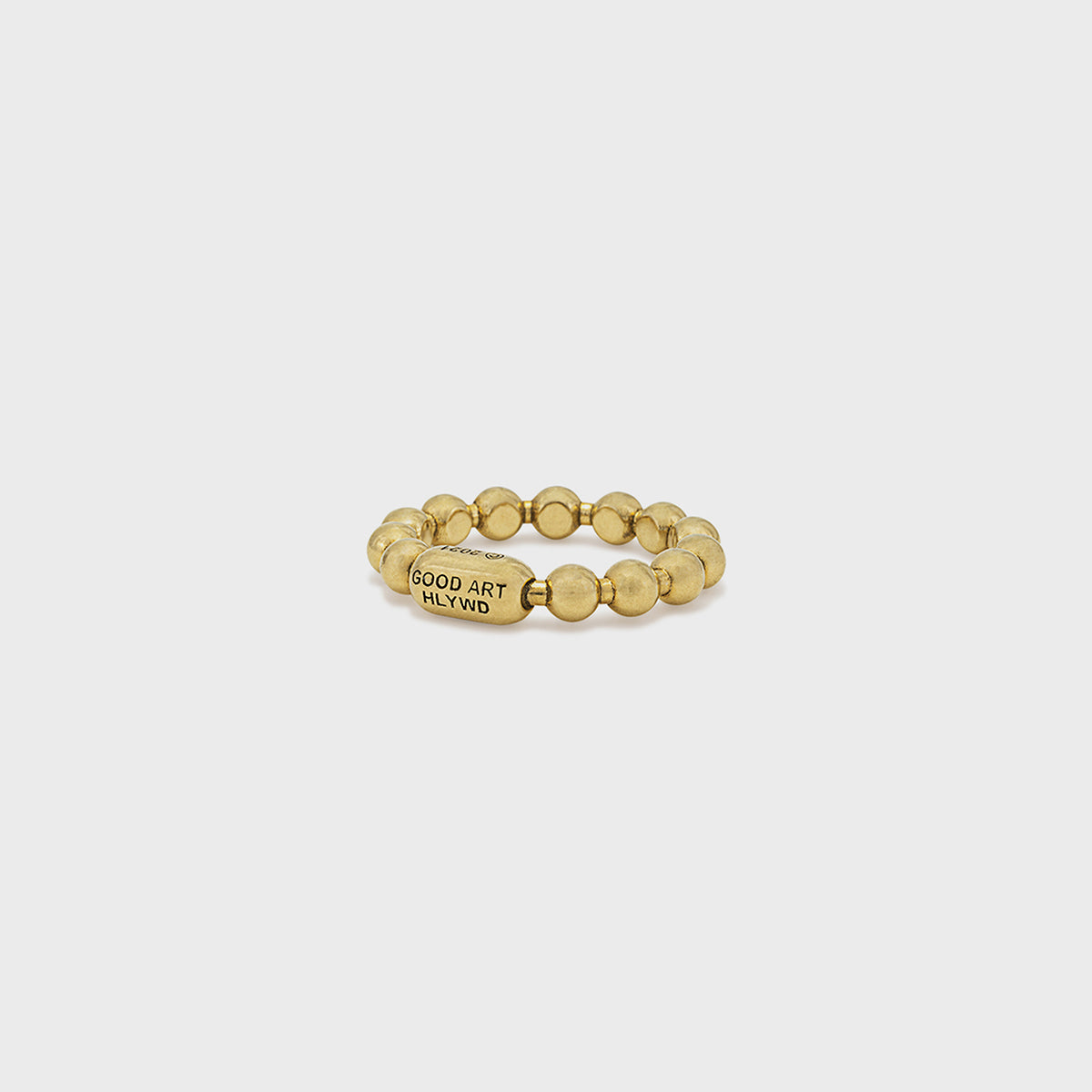Ball Chain Ring | 18K Yellow Gold - A